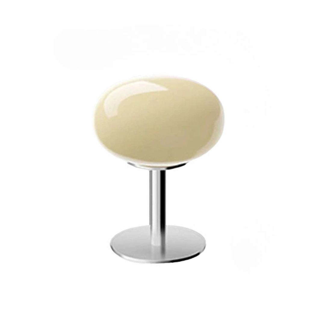 Brehn | DESIGNER GLAS TISCHLAMPE - AMBIENTE LED LAMPE FÜR SCHLAFZIMMER UND ARBEITSZIMMER