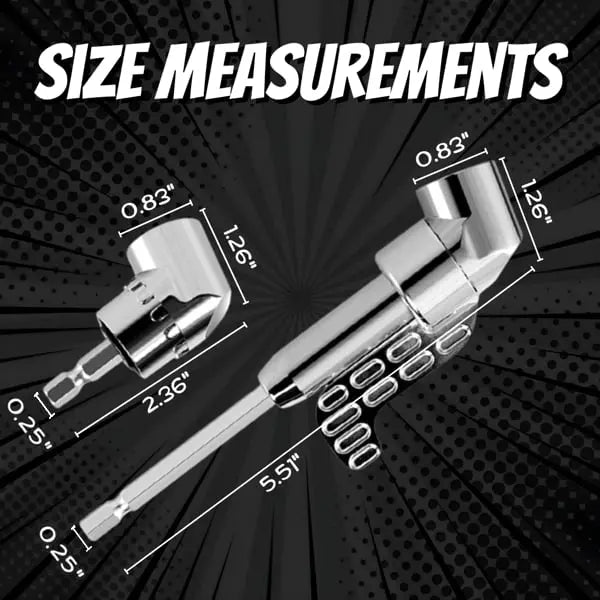105° Winkelbohrer Adapter mit Magnetgriff Set