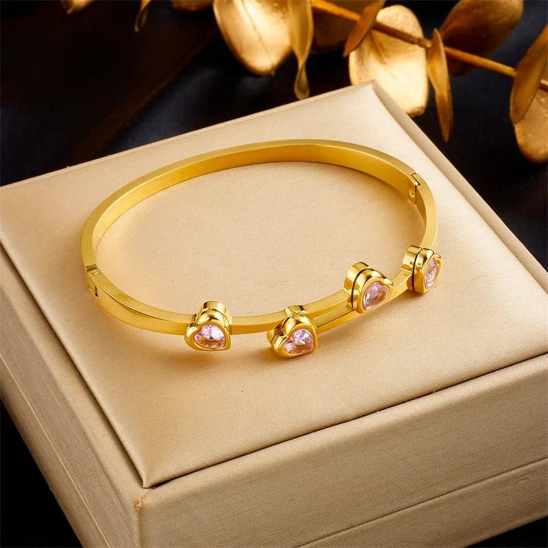 Brehn | Diamant Herz Armreif