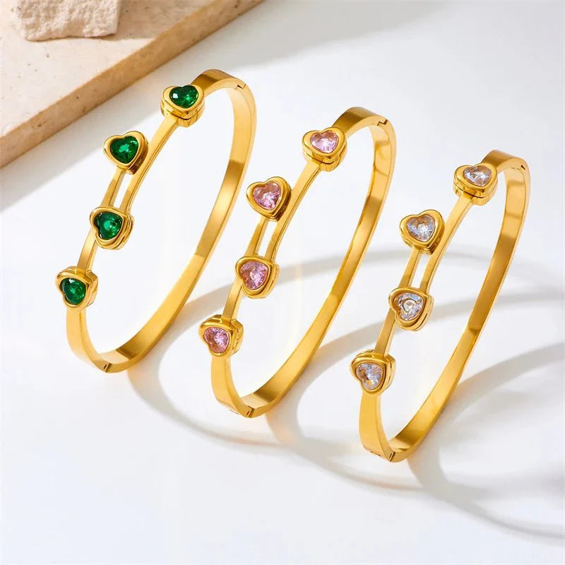 Brehn | Diamant Herz Armreif