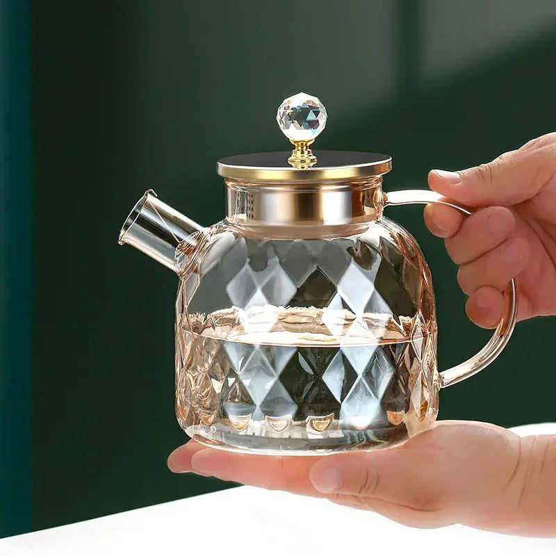 Diamant Typ Glas Wasserkocher Kreativer Glas Kessel Flasche | Brehn