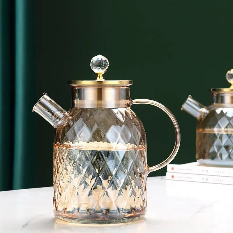 Diamant Typ Glas Wasserkocher Kreativer Glas Kessel Flasche | Brehn
