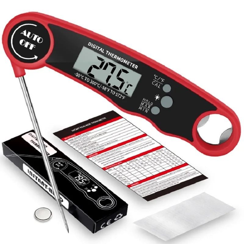 Digitales Food-Thermometer Sofortlese-Fleischthermometer mit Hintergrundbeleuchtung | Brehn