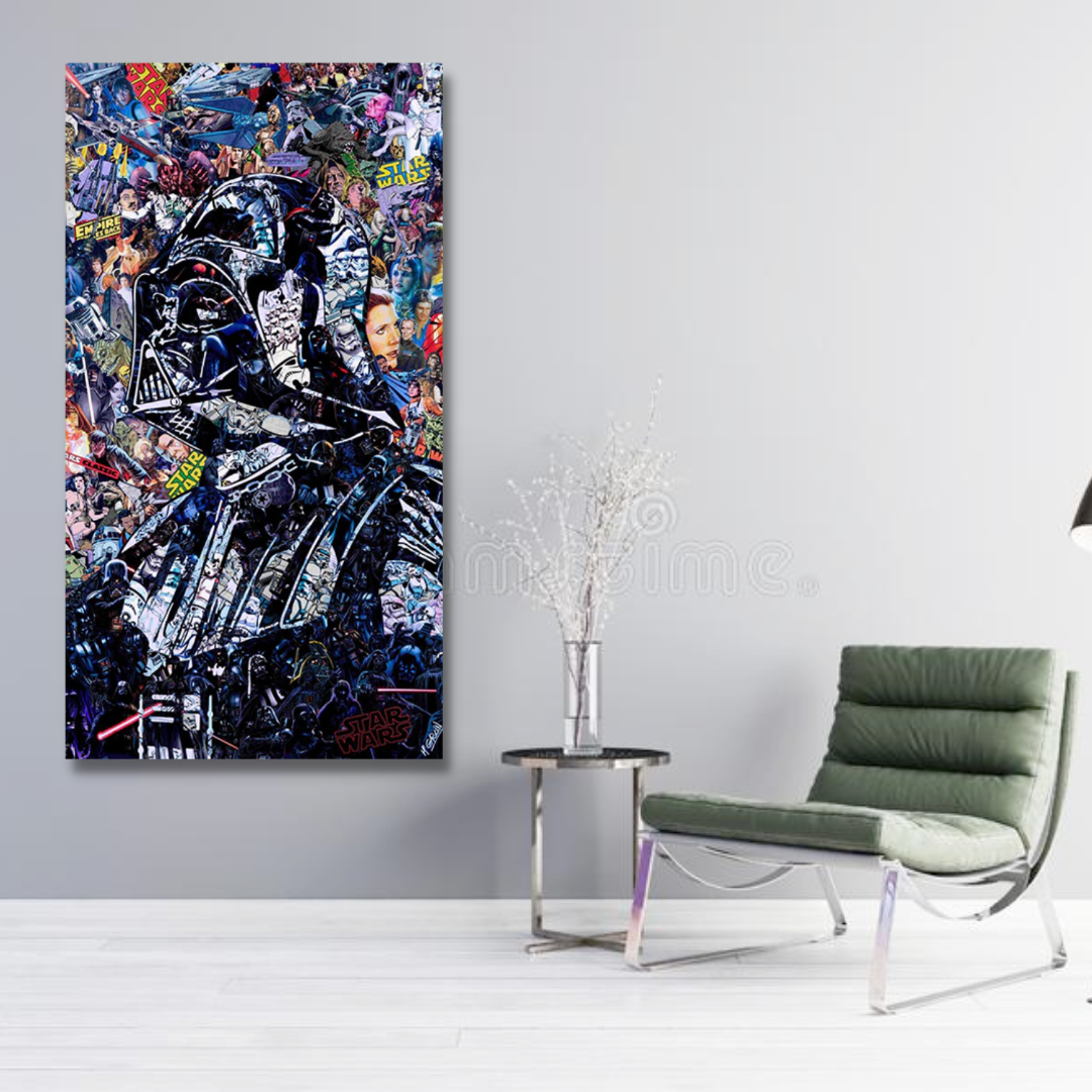Disney Star Wars Poster Darth Vader Leinwandbild - Wanddekoration - Berühmtes Wandbild