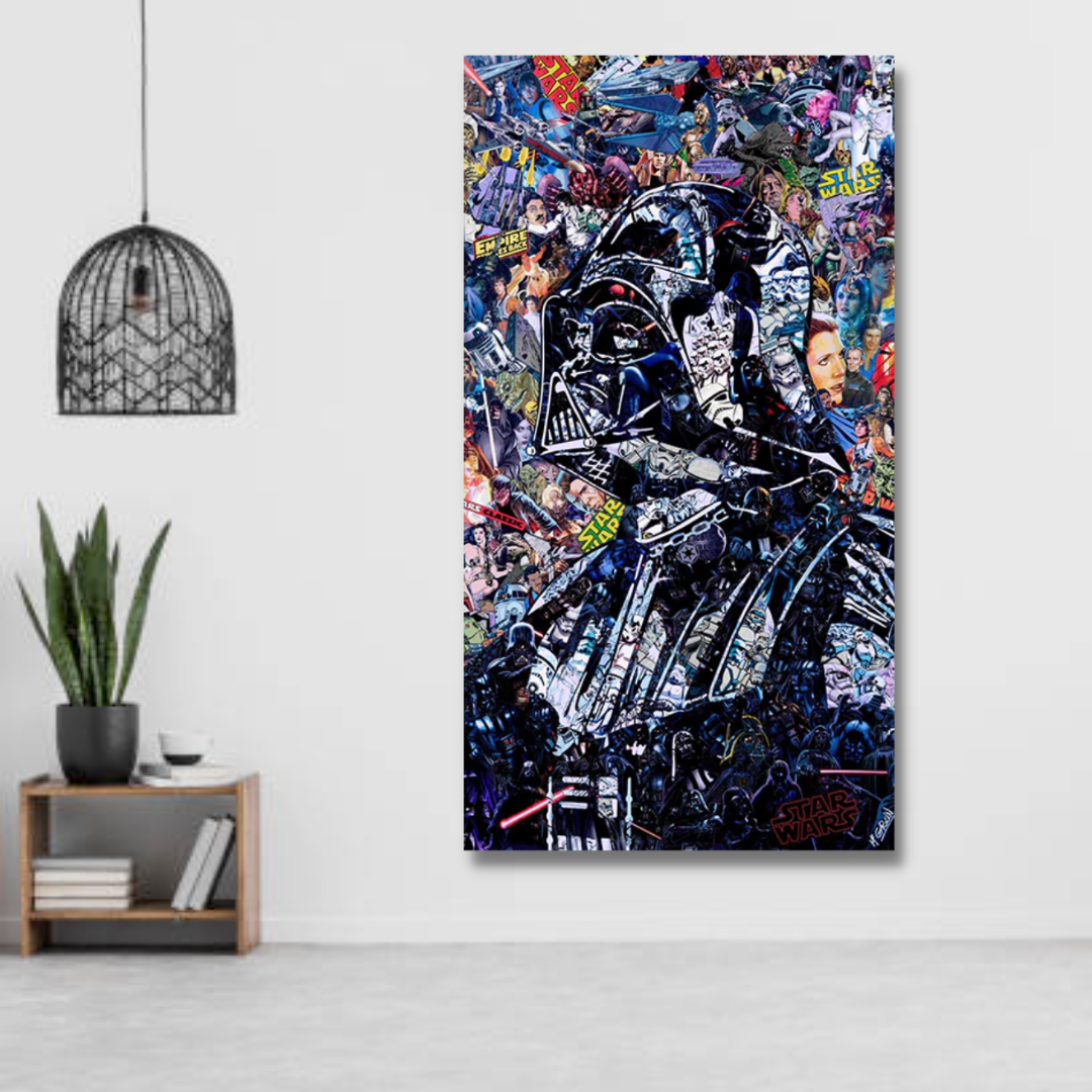 Disney Star Wars Poster Darth Vader Leinwandbild - Wanddekoration - Berühmtes Wandbild