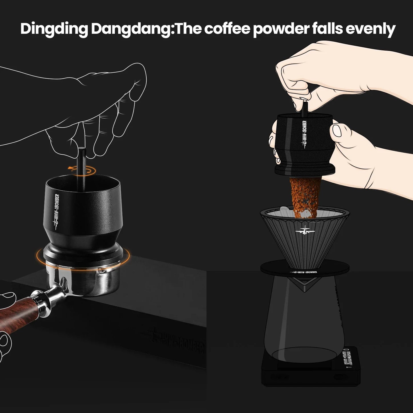 Dosing Shaker Espresso Dosing Cup Kaffee Pulver Empfängerbehälter | Brehn