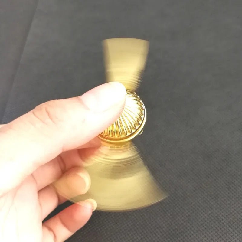 Goldene Schnatz Spinner - Stress und Angst abbauen - Ein magischer Entspannungshelfer! | Brehn