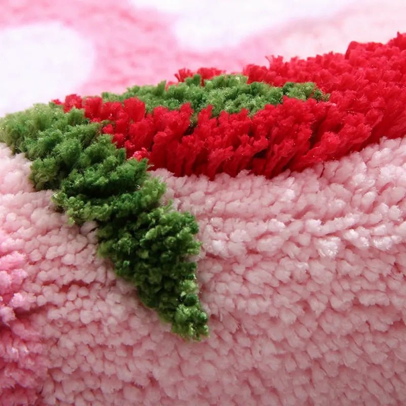 Brehn | BerryBlossom Teppich - Florale Weichheit - Bringen Sie frischen Wind in Ihr Badezimmer!