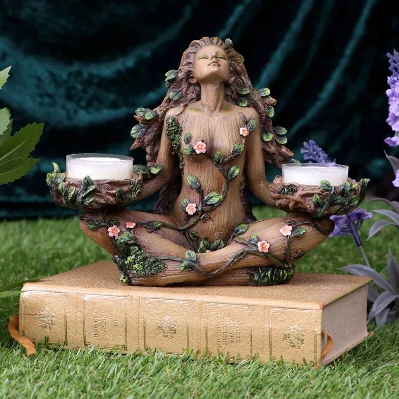 Brehn | Verzauberndes Glühen - Fae Flame Kerzenhalter - Natürliche Harmonie - Ökologische Eleganz