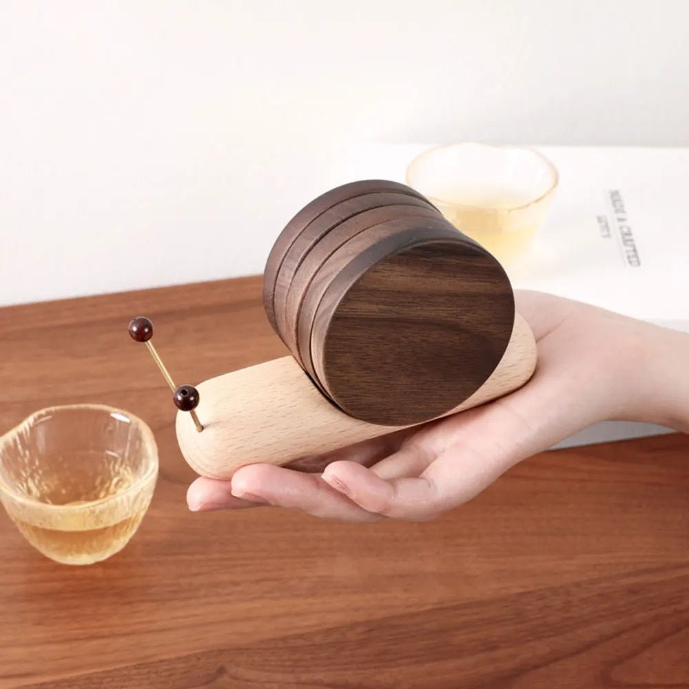 Schneckenuntersetzer - Einzigartiger Charme - Kaffeepausen dekorieren - Elegant und funktional | Brehn