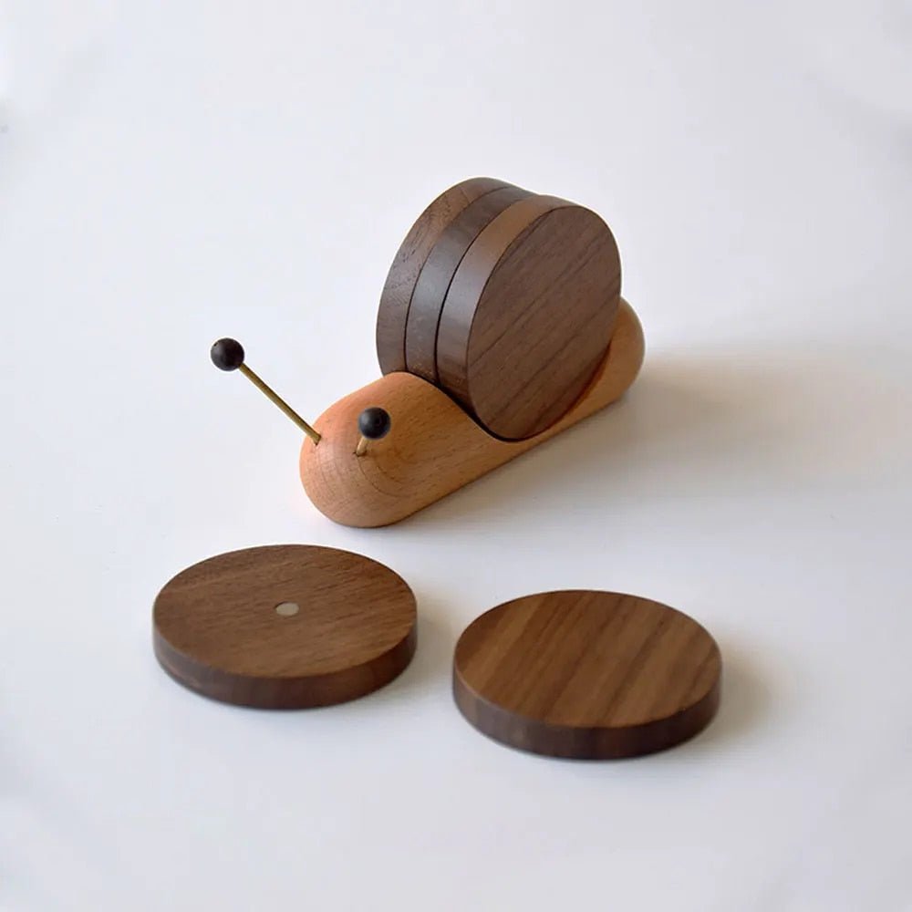 Schneckenuntersetzer - Einzigartiger Charme - Kaffeepausen dekorieren - Elegant und funktional | Brehn
