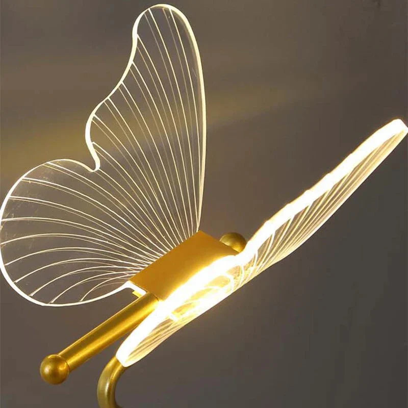 Brehn | Luxus Schmetterling LED Tischlampe - ButterflyLuxe