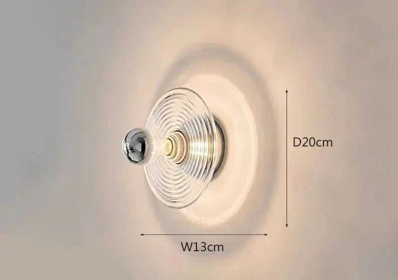 Moderne Wellen-Deckenleuchte – Elegante Glasleuchte für Wohn- oder Schlafzimmer | Brehn