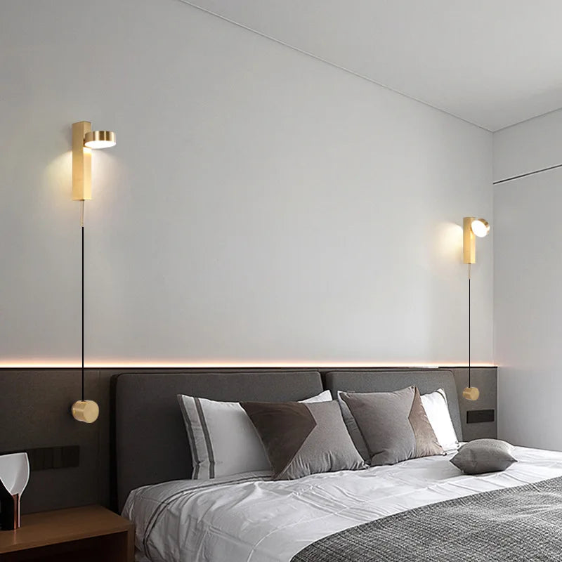 Moderne LED Wandleuchte mit minimalistischem Design für Flur oder Wohnzimmer | Brehn