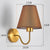 Elegante Wandleuchte aus Stoff für Vintage-Interieur – Stilvolle Beleuchtung für Wohnzimmer und Schlafzimmer | Brehn