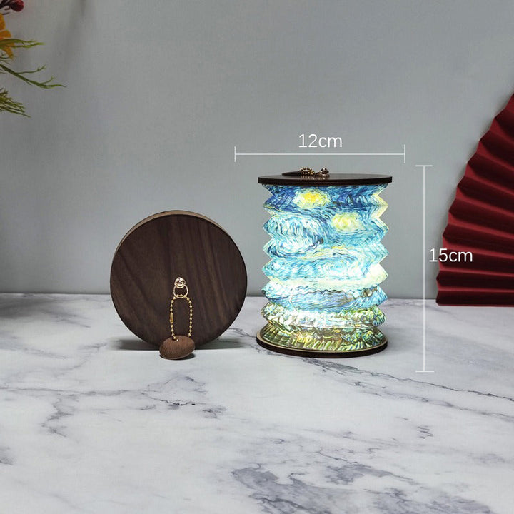 Faltbare LED-Laterne mit kompaktem Design – Tragbare dekorative Lampe für Innen- und Außenbereiche | Brehn