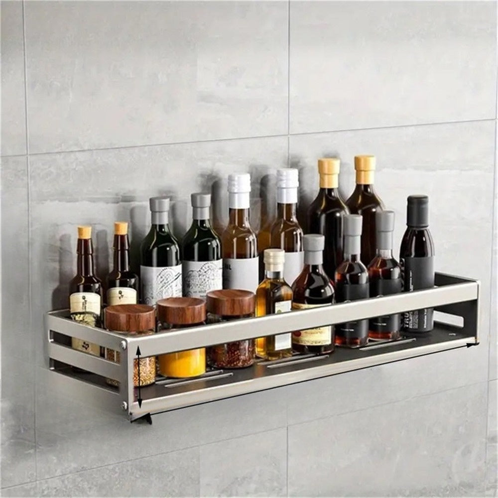 Brehn | Eleganter Aluminium-Wandregal für Gewürze