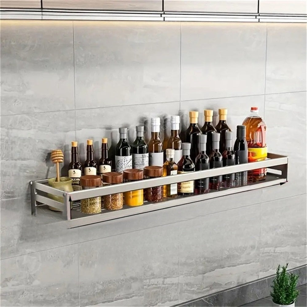 Brehn | Eleganter Aluminium-Wandregal für Gewürze