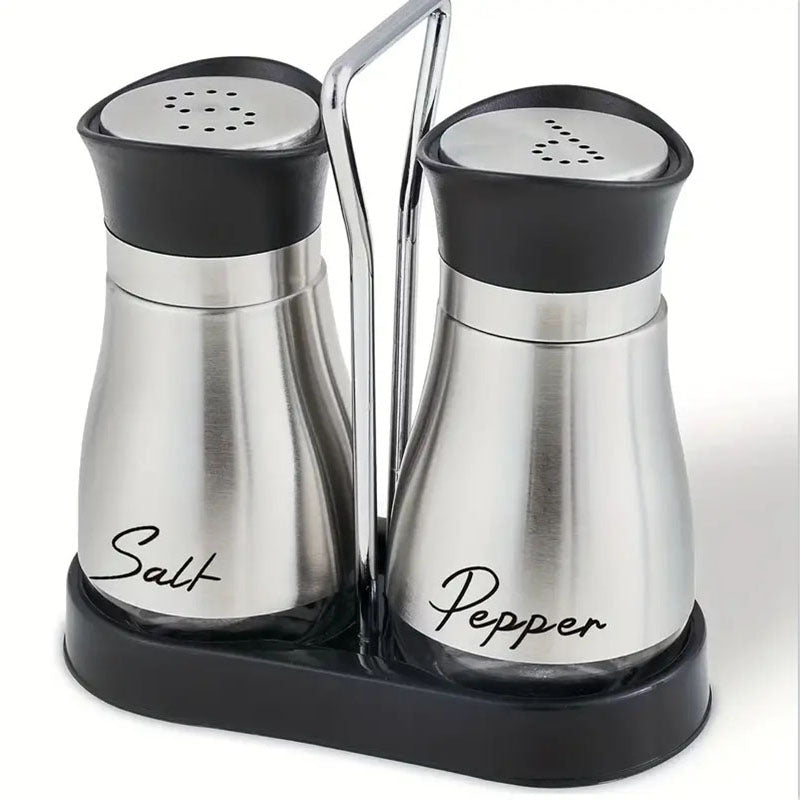 Brehn | Luxuriöses Gewürzglas-Set aus Edelstahl und Glas