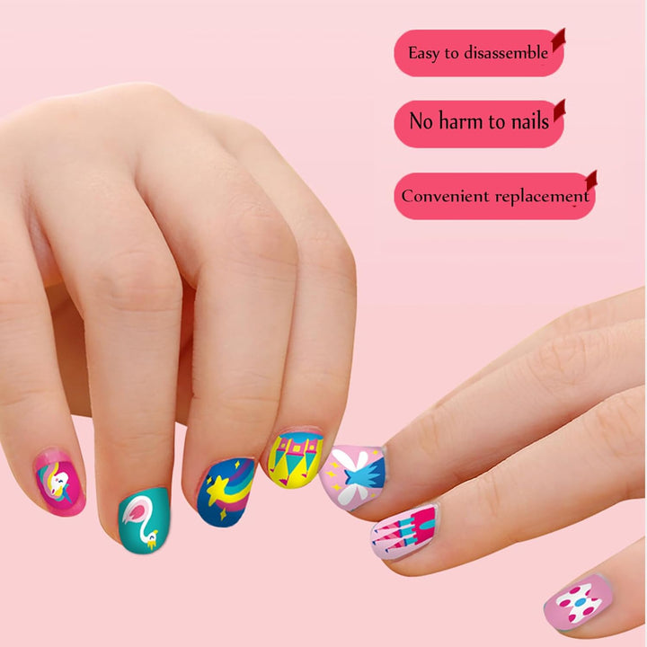 Kids Nagelkunst Aufkleber | Spaßige & Einfache Designs | Brehn