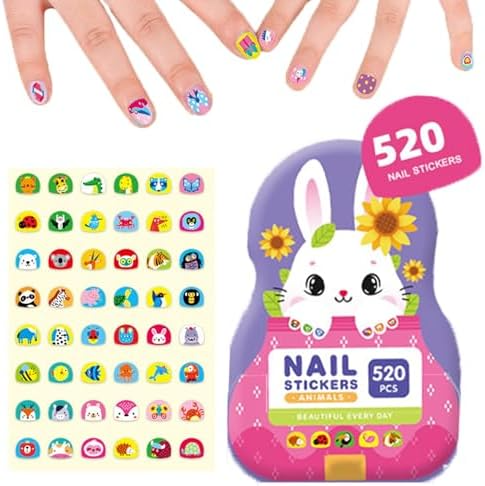 Kids Nagelkunst Aufkleber | Spaßige & Einfache Designs | Brehn