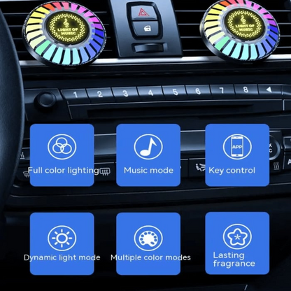 Auto Sound Pickup Licht | Tragbares RGB Vergnügen unterwegs | Brehn