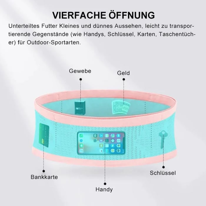 Versteckte Hüfttasche | Komfort und Bequemlichkeit unterwegs | Brehn