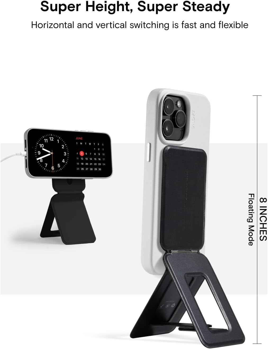 Magnetischer Stand (Schwarz) | Stick. Snap. Go! | Brehn