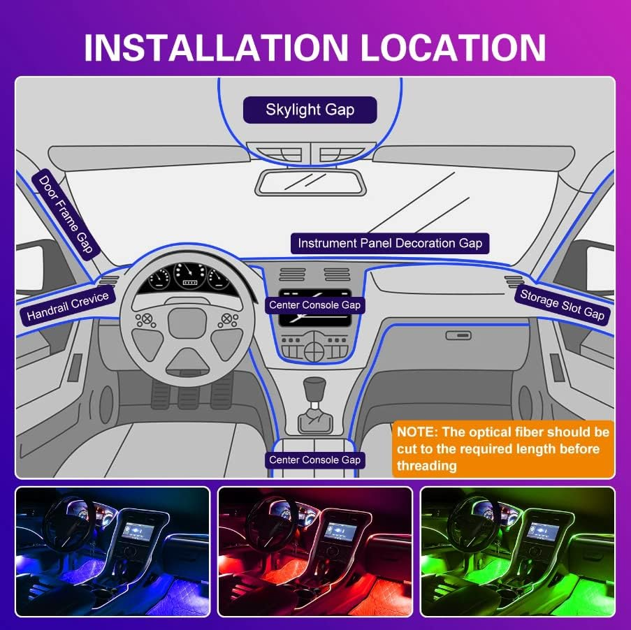 Auto Innenraum LED Licht | Stilvolle Atmosphäre überall | Brehn