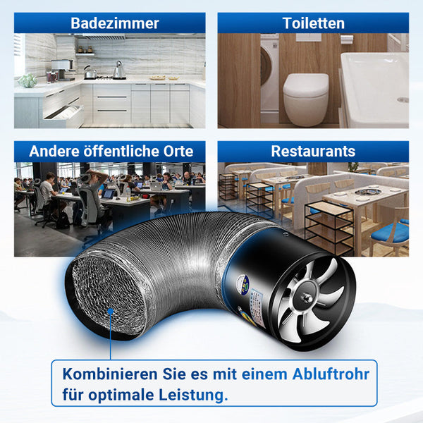 Super-Saugventilator | Leiser, leistungsstarker Extraktor | Brehn