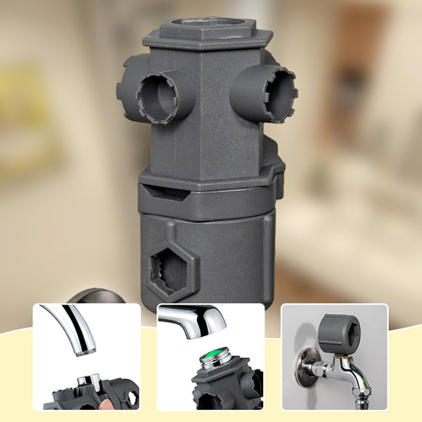 All-in-One Wasserhahn-Schlüssel-Werkzeugset | Kompakte Lösung für Sanitärinstallationen | Brehn