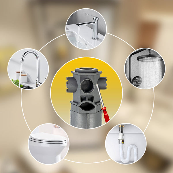 All-in-One Wasserhahn-Schlüssel-Werkzeugset | Kompakte Lösung für Sanitärinstallationen | Brehn