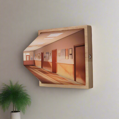 3D-Naked Eye Vision Wandlampe | Atemberaubende Wandambiente | Brehn