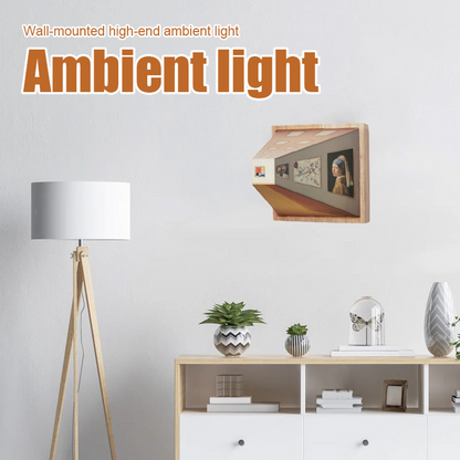 3D-Naked Eye Vision Wandlampe | Atemberaubende Wandambiente | Brehn