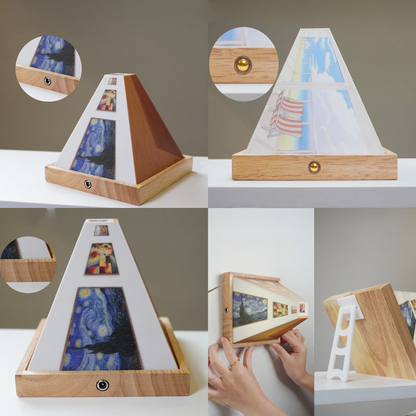 3D-Naked Eye Vision Wandlampe | Atemberaubende Wandambiente | Brehn