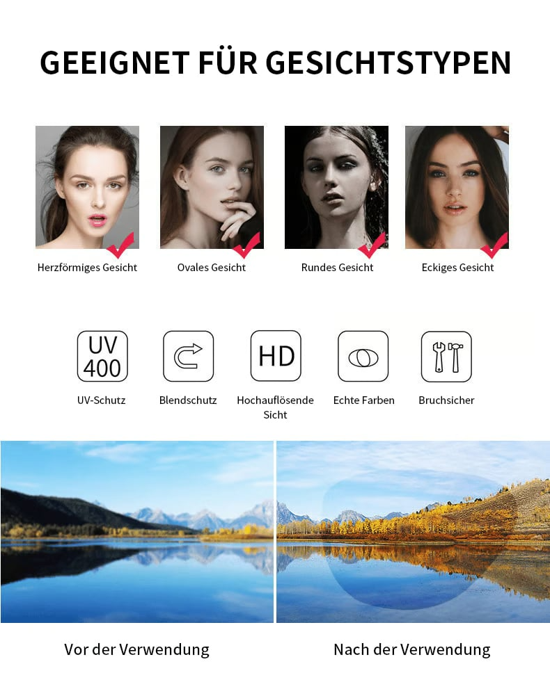 Phototrope Bifokalbrille | Stylische adaptive Linsen | Brehn