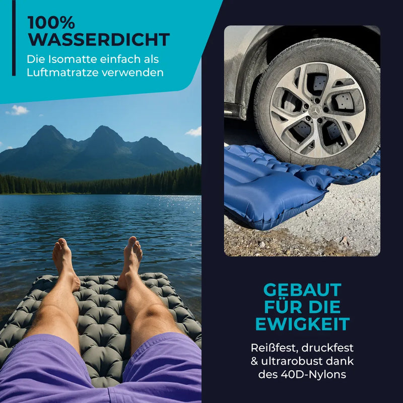 Ultra-leicht Schlafmatte | Einfache, bequeme, stressfreie Einrichtung | Brehn