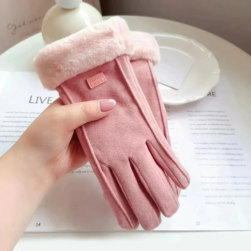 Damen-Winterhandschuhe mit Touchscreen-Funktion