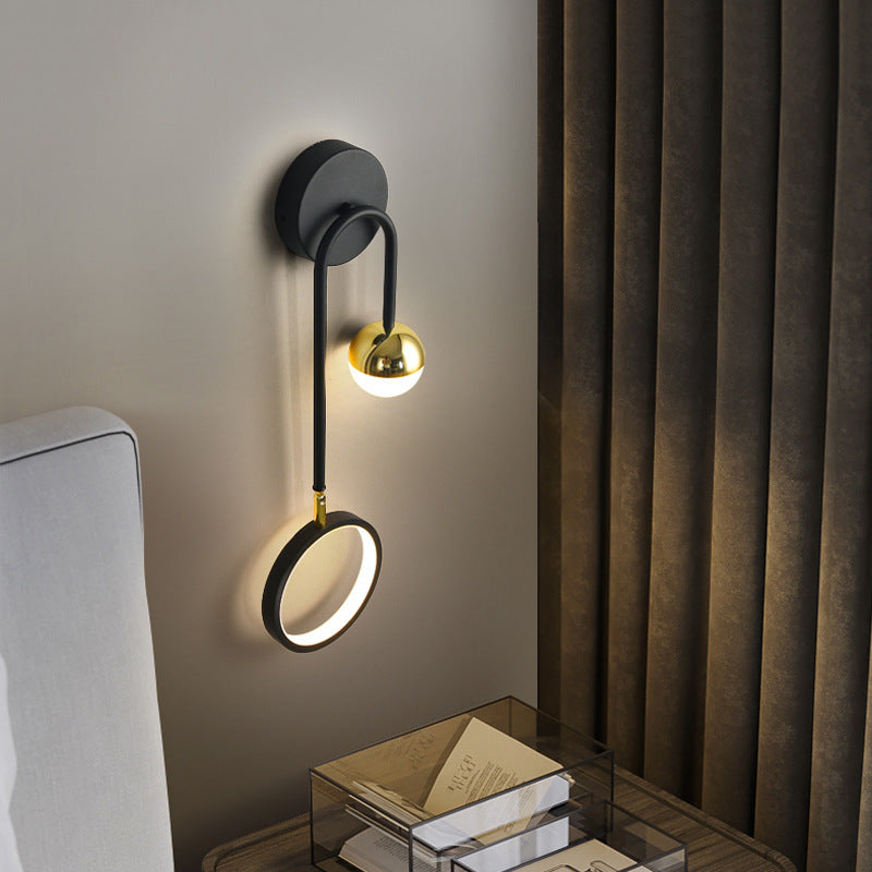 Nordische drehbare LED Wandleuchte für modernes Interieur | Brehn