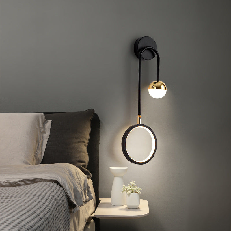 Nordische drehbare LED Wandleuchte für modernes Interieur | Brehn