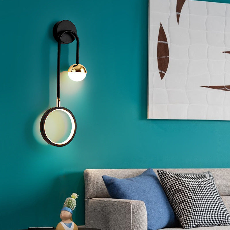 Nordische drehbare LED Wandleuchte für modernes Interieur | Brehn