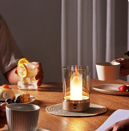 Drahtlose LED Mini Lampe – Stimmungslicht für Party, Abendessen und Dekoration | Brehn