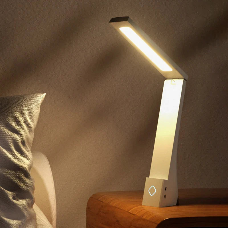 Dimmbar LED Schreibtischlampe mit flexiblem Arm – Moderne USB-Tischleuchte fürs Büro | Brehn