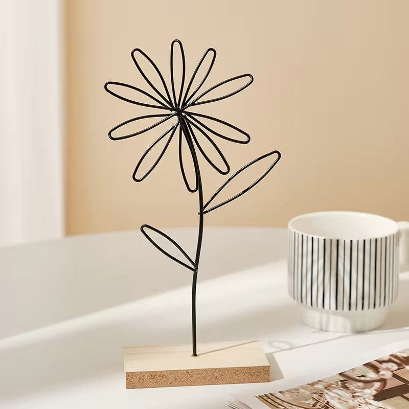 Brehn | Metall-Eingangsdeko mit floralem Motiv