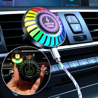 Auto Sound Pickup Licht | Tragbares RGB Vergnügen unterwegs | Brehn