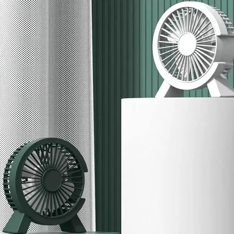 Mini Elektrisch Tragbarer Wiederaufladbarer und Lautloser Ventilator | Brehn