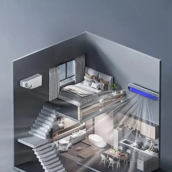 Leistungsstarker tragbarer Ventilator für den Innen- und Außenbereich | Brehn