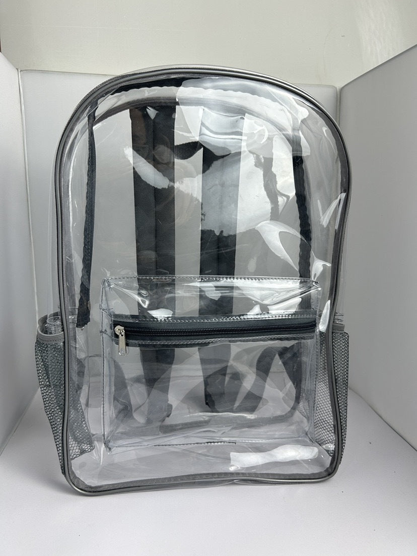 Transparenter PVC-Rucksack mit großem Fassungsvermögen