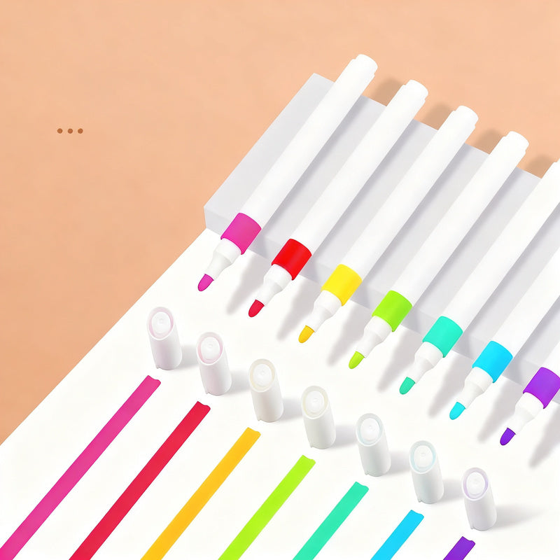 Acrylmarker-Set, runde Spitze, wasserlöslich, 12–60 Farben