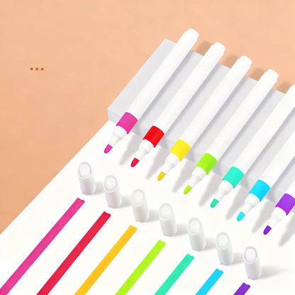 Acrylmarker-Set, runde Spitze, wasserlöslich, 12–60 Farben